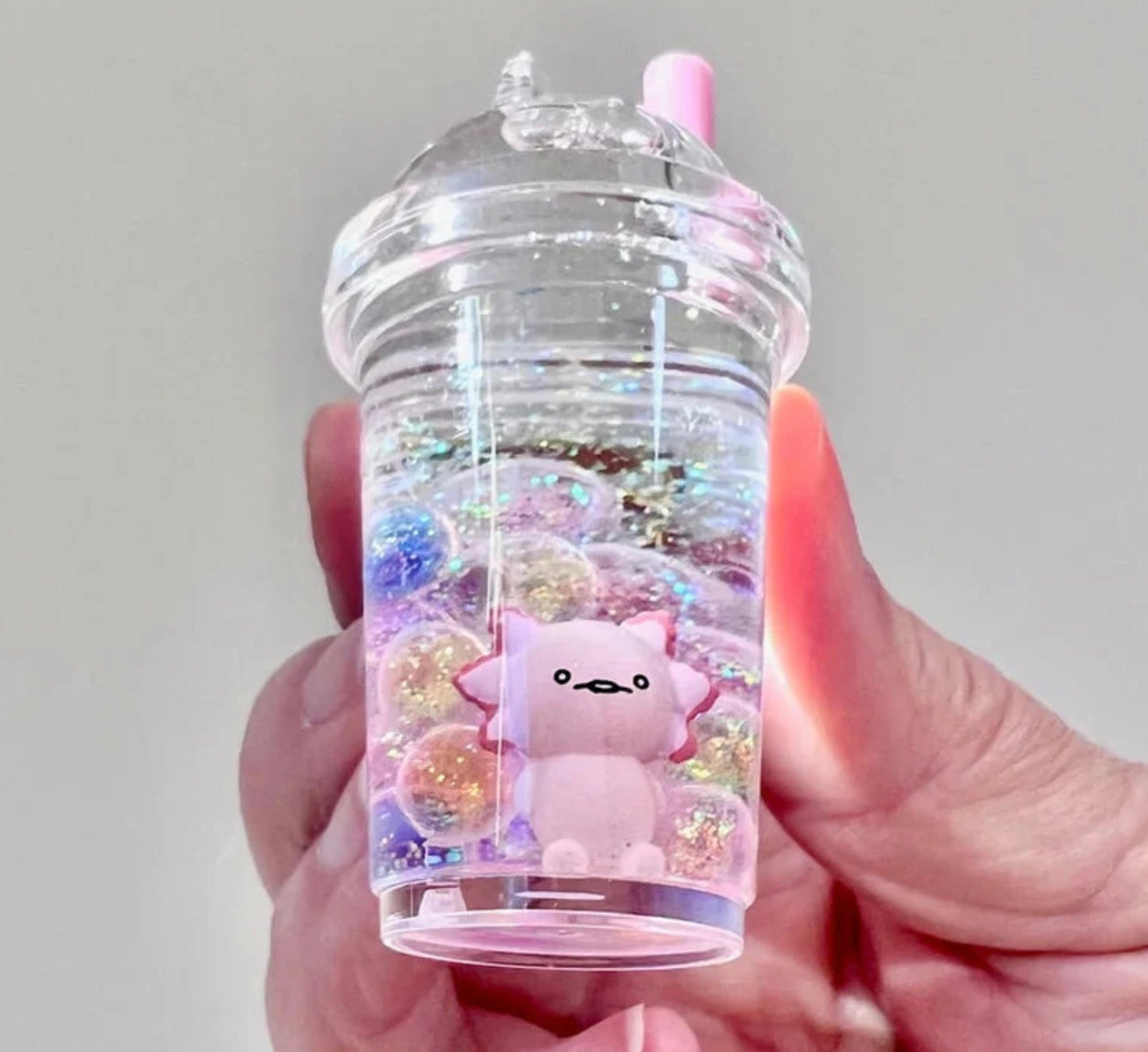 Axolotl Boba Key Charm