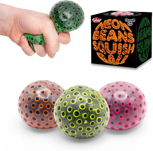 Neon Beans Squish Ball