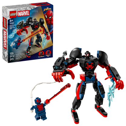 Miles Morales Mech Vs Spiderman