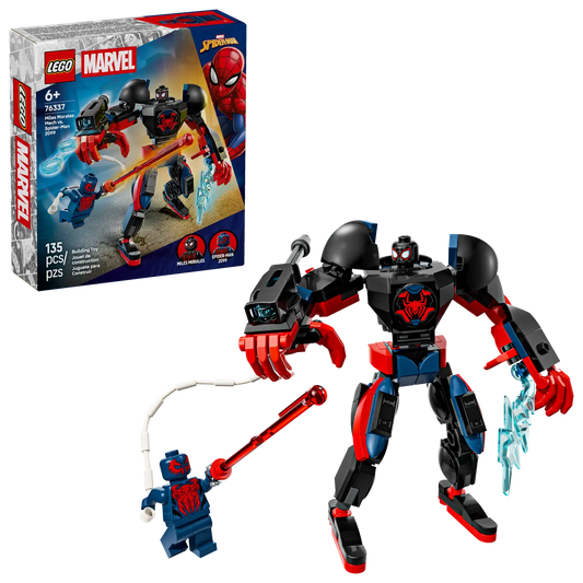 Miles Morales Mech Vs Spiderman