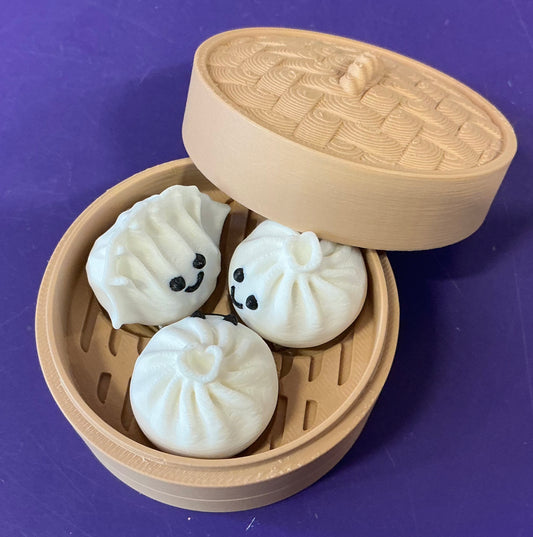 3 Dumpling 3D Clickers with case