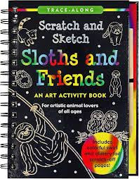 Scratch & Sketch Sloths N Friends