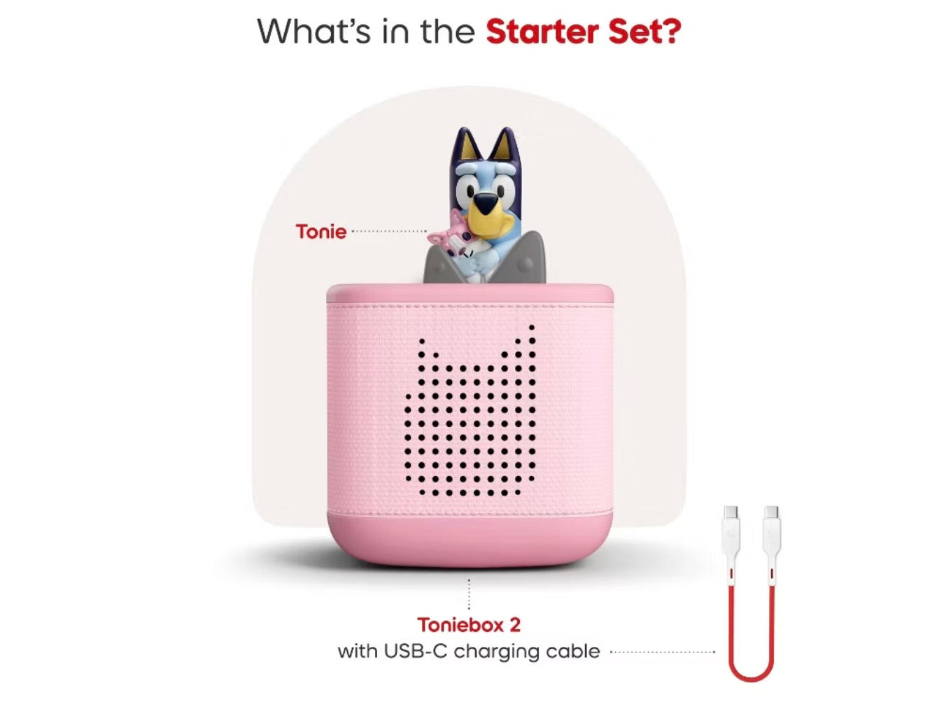 Toniebox 2 Starter Set Cloud Pink Bluey