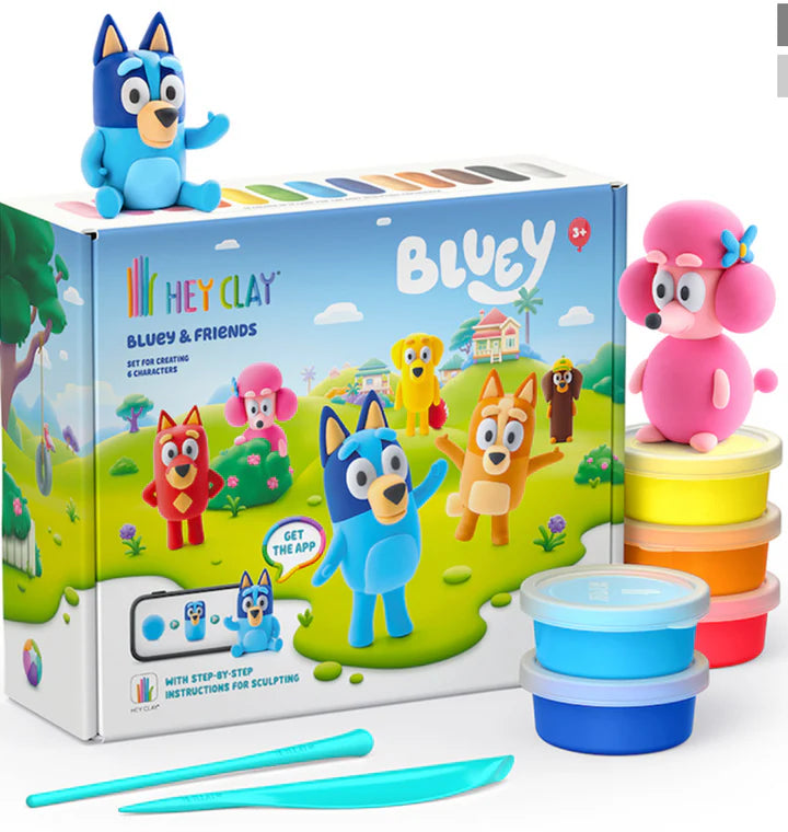 Hey Clay Bluey and Friends