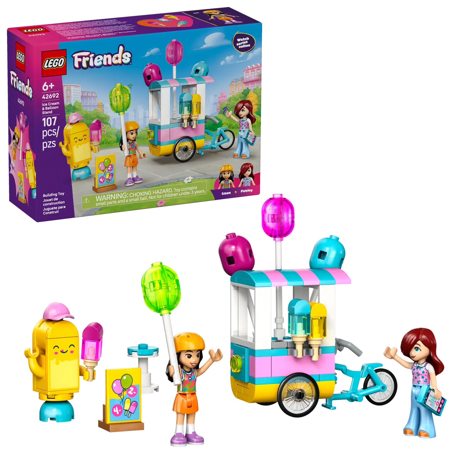 LEGO Ice Cream and Balloon Stand