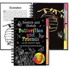 Scratch & Sketch Butterflies N Friends