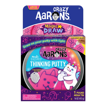 Crazy Aarons Mega Magic Draw 1 Pound Thinking Putty Tin