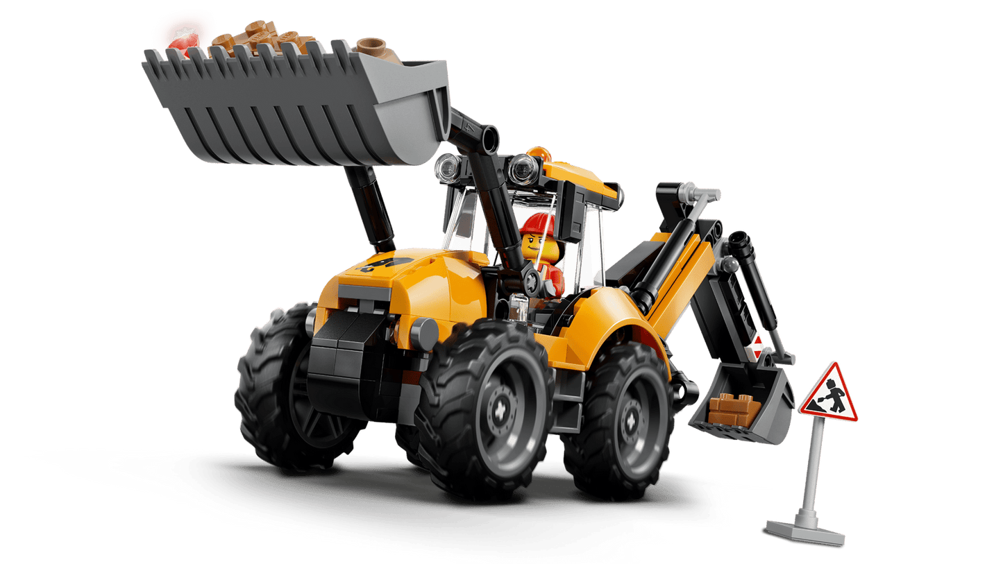 LEGO Yellow Backhoe Loader