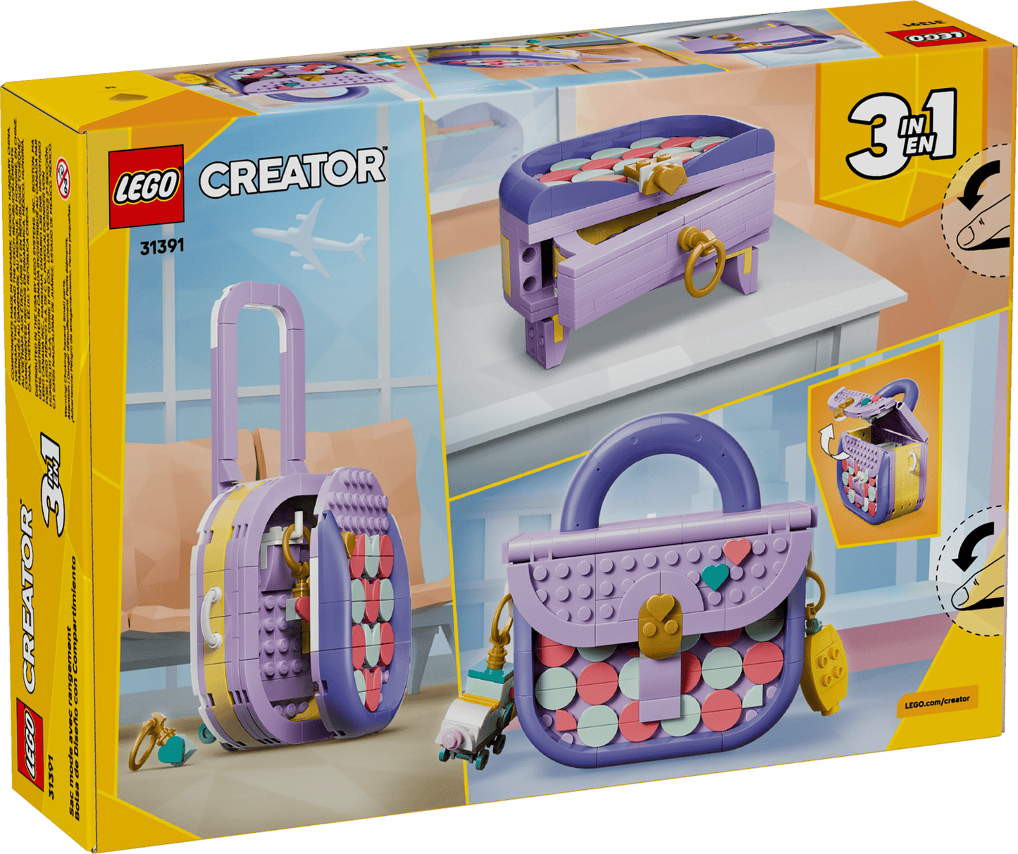 LEGO Art Fashion Bag with Storage