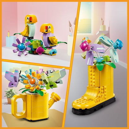 LEGO Flowers in Watering can