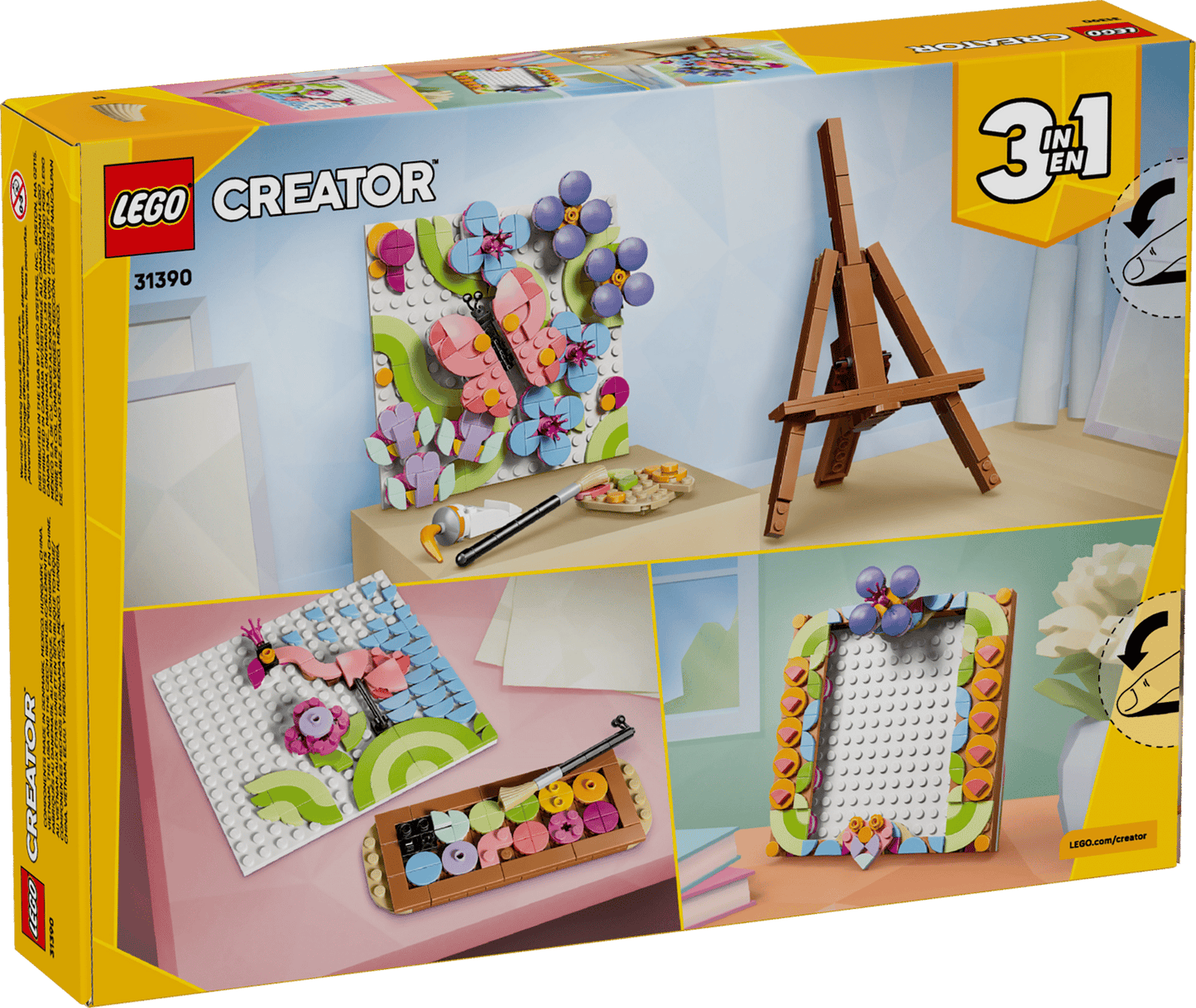 LEGO Floral Art Decor Painting