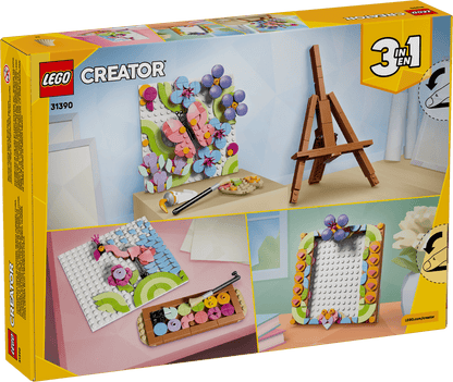 LEGO Floral Art Decor Painting