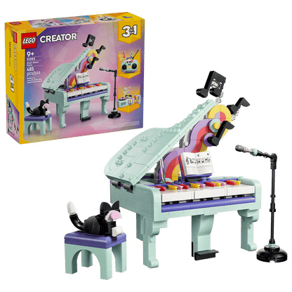 LEGO Music Decor Piano with Cat