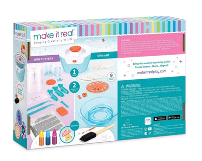 Mini Pottery and Spin Art Studio