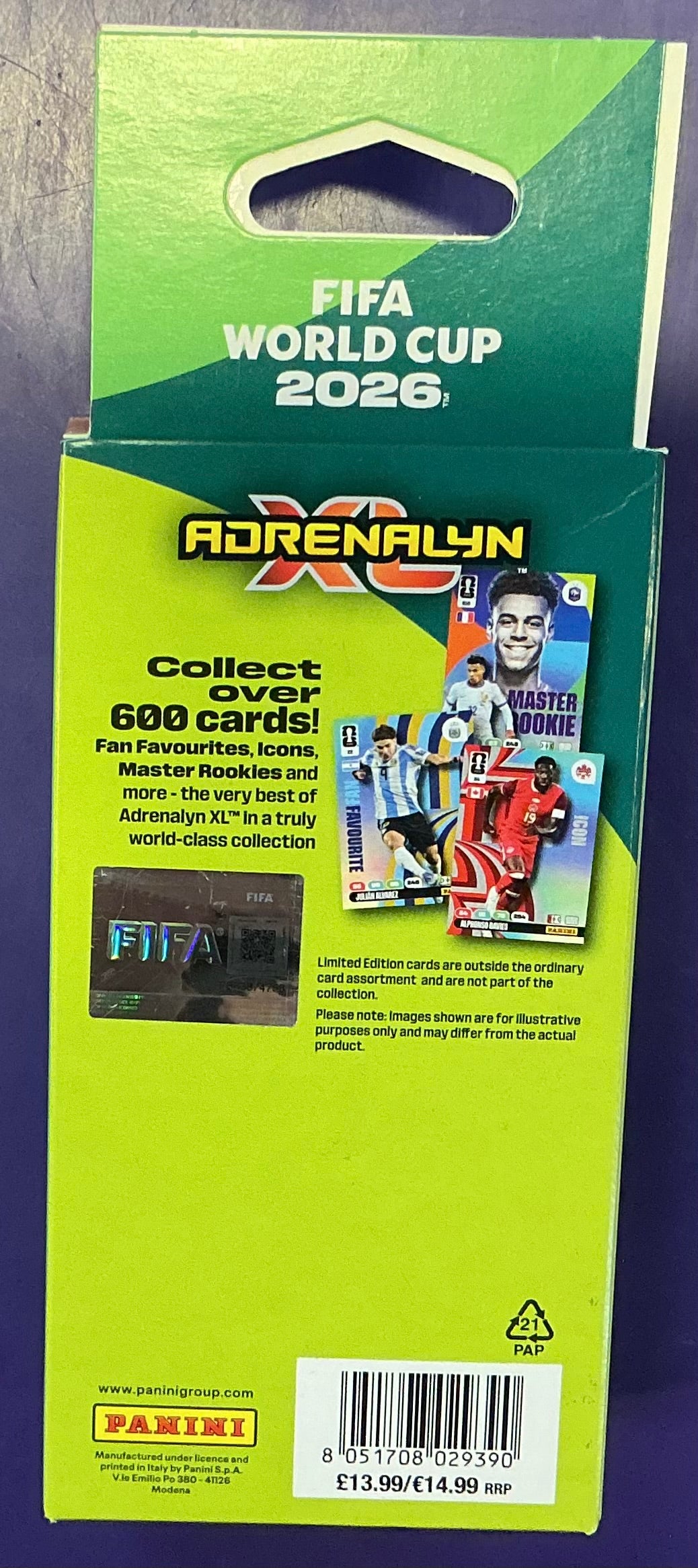 World Cup Stickers Adrenalyn XL Eco Blaster (60 cards with 4 Limited Edition Cards)
