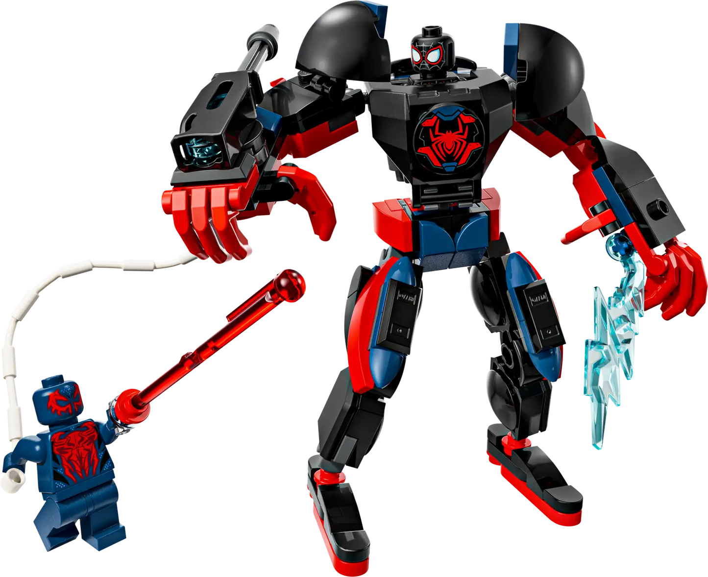 Miles Morales Mech Vs Spiderman