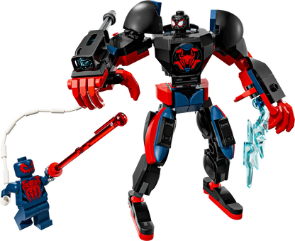 Miles Morales Mech Vs Spiderman
