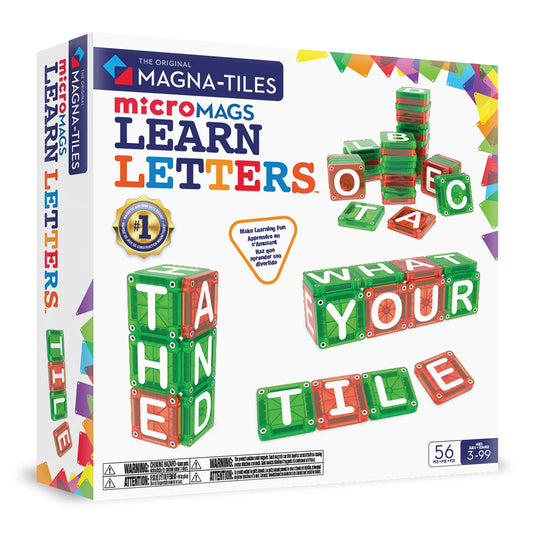 Magna-tiles Micro Mags Learn Letters