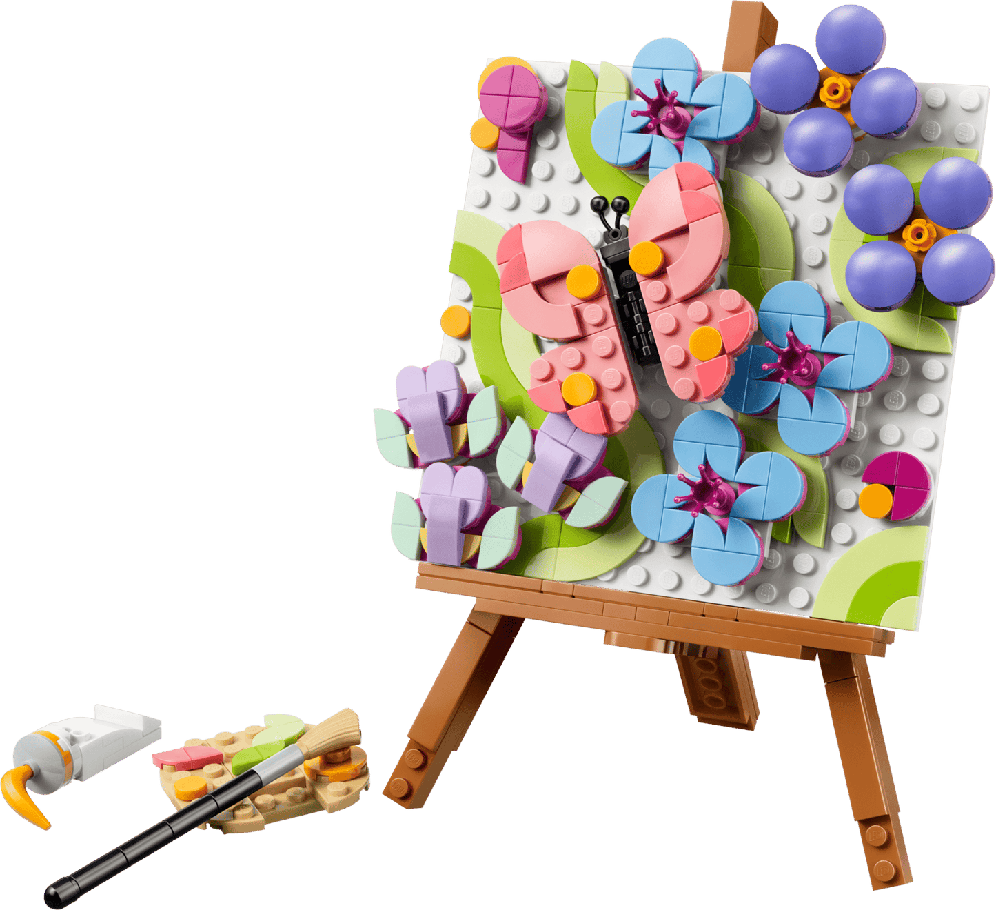 LEGO Floral Art Decor Painting