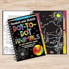 Scratch & Sketch Dot To Dot Animals