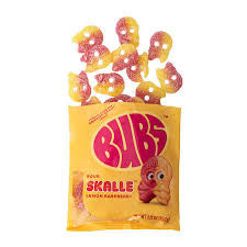 Bubs Sour Skalle (skull) Lemon Raspberry