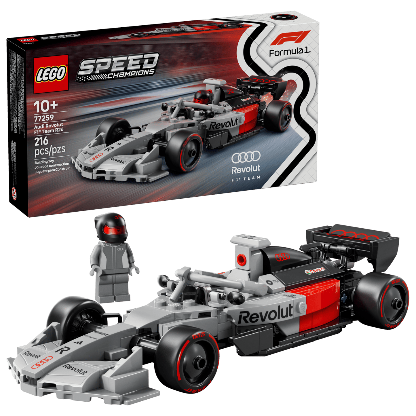 Lego Audi Revolut F1 Team R26 Race car