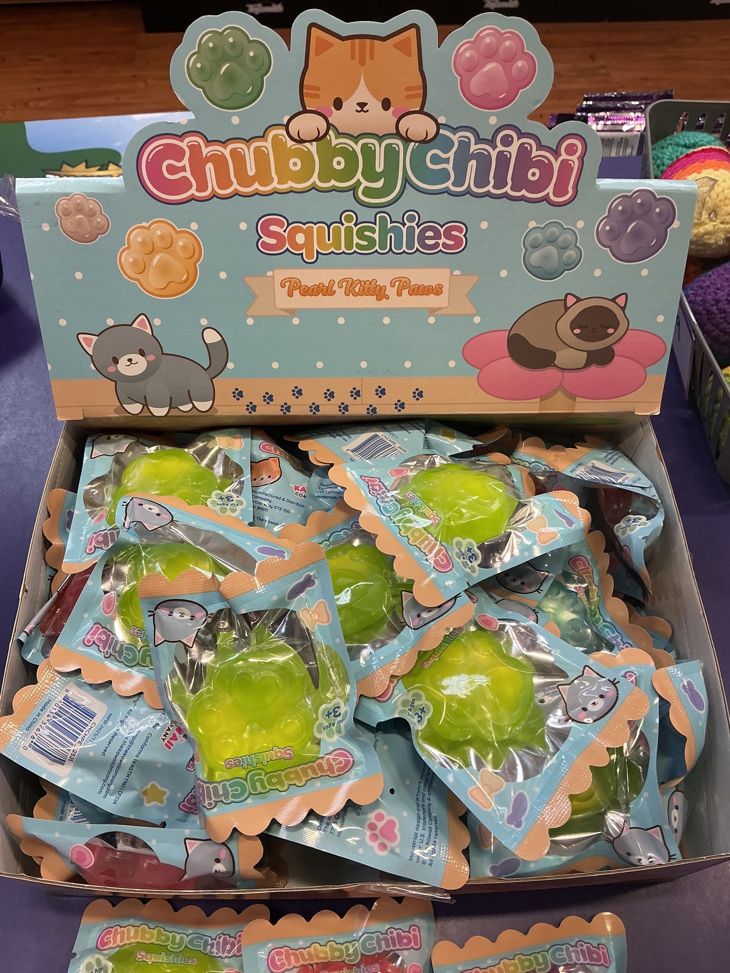 Kawaii Chubby Chibi Pearl Kitty Paw