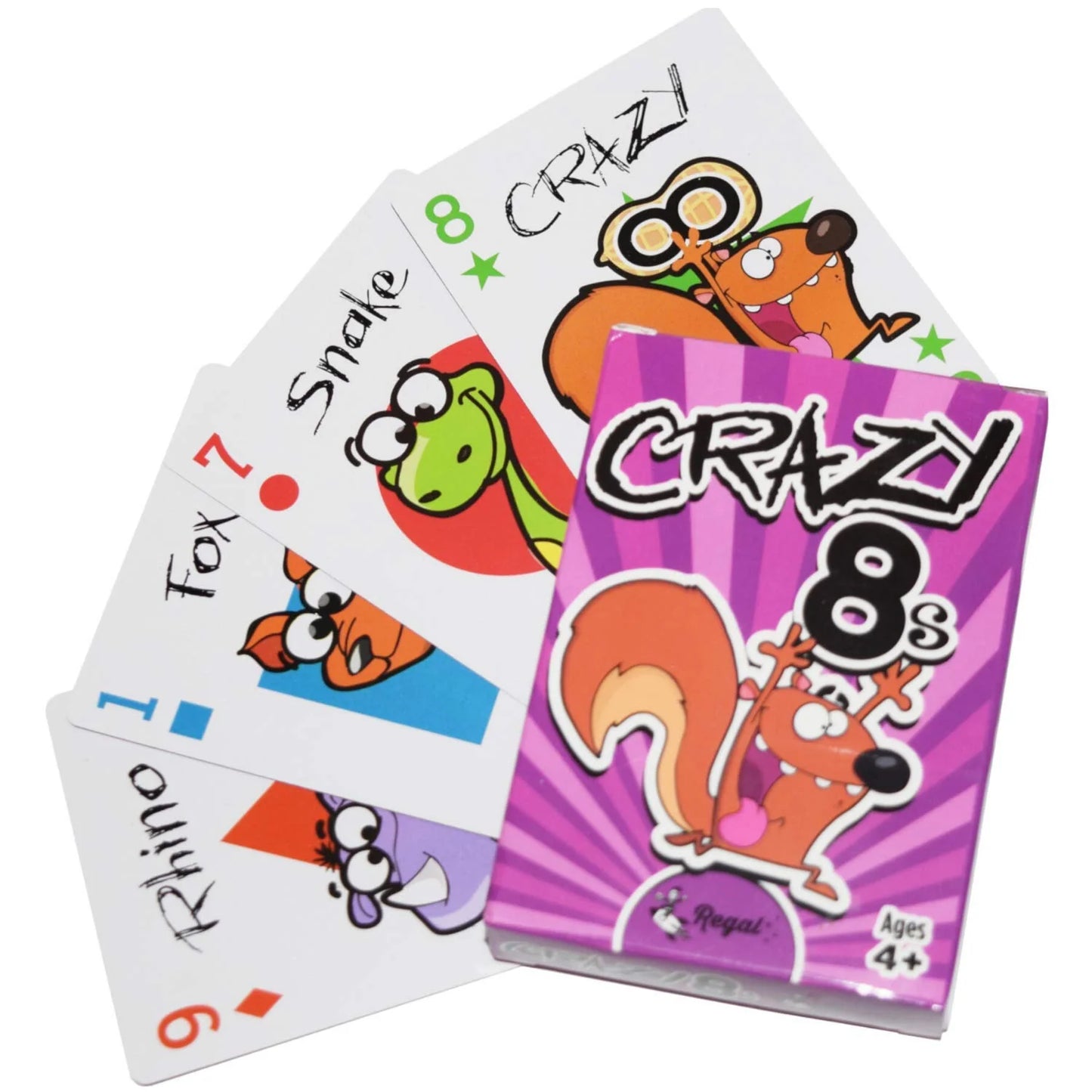 Crazy 8s Card Game (eights)