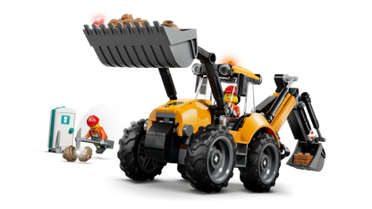 LEGO Yellow Backhoe Loader