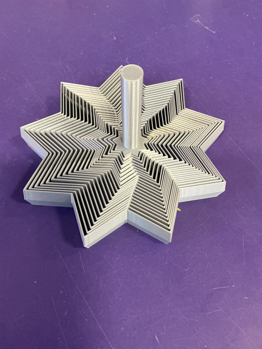 3D Star Fidget with handle