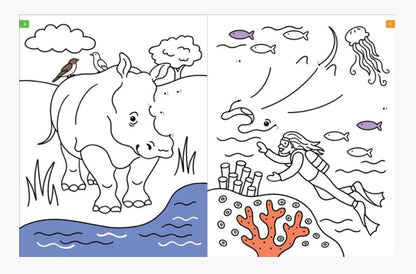 Dot to Dot Animals