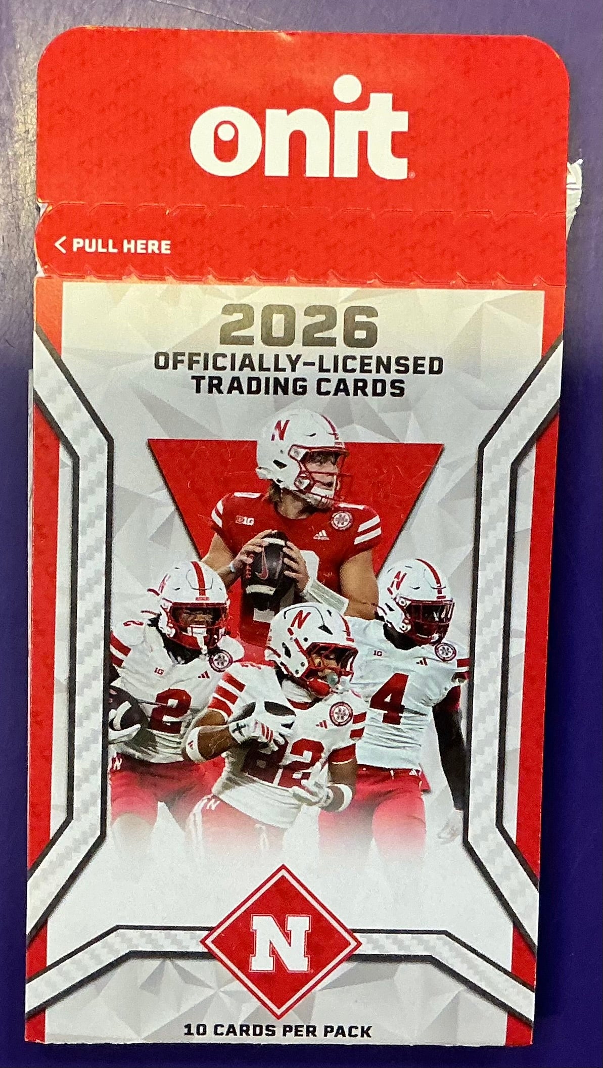 Onit UNL Huskers Football Cards 2026