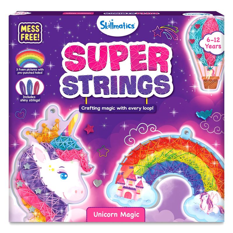 Super Strings Skillmatics Unicorn Rainbow