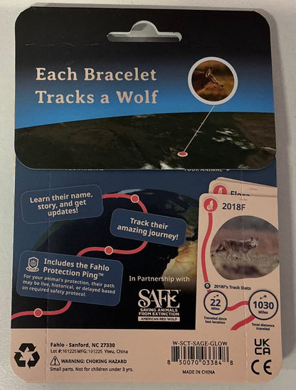 GLOW Fahlo Bracelet Wolf Scout Sage