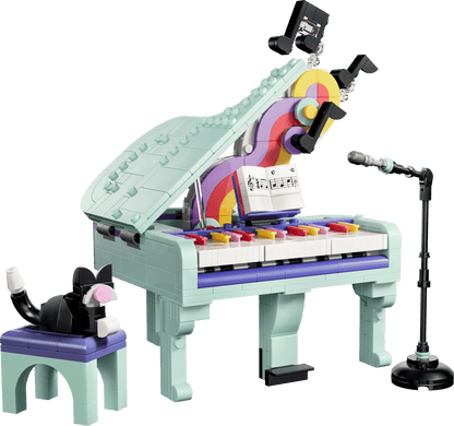 LEGO Music Decor Piano with Cat