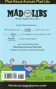 Mad About Animals Mad Lib