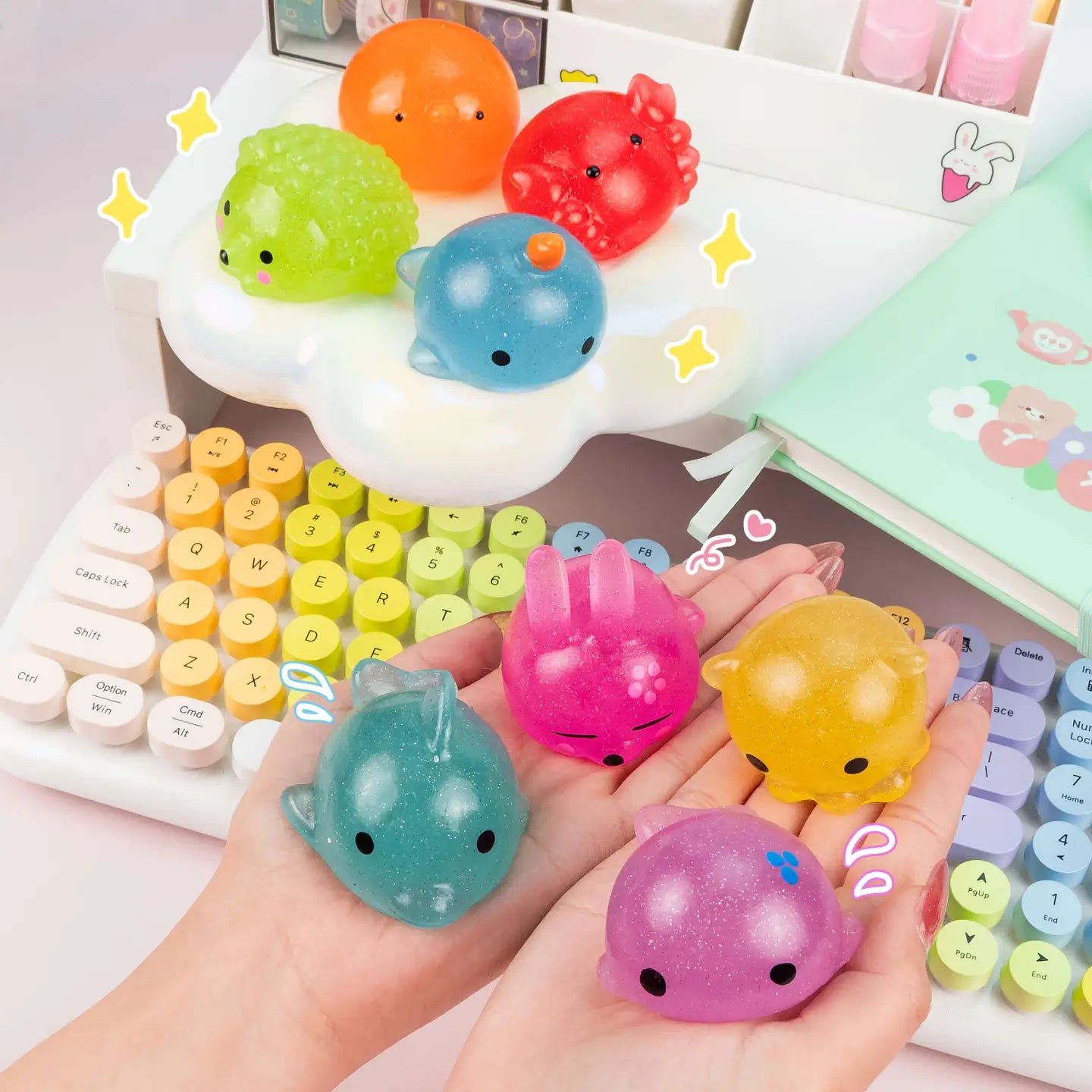 Jumbo Glitter Mochi