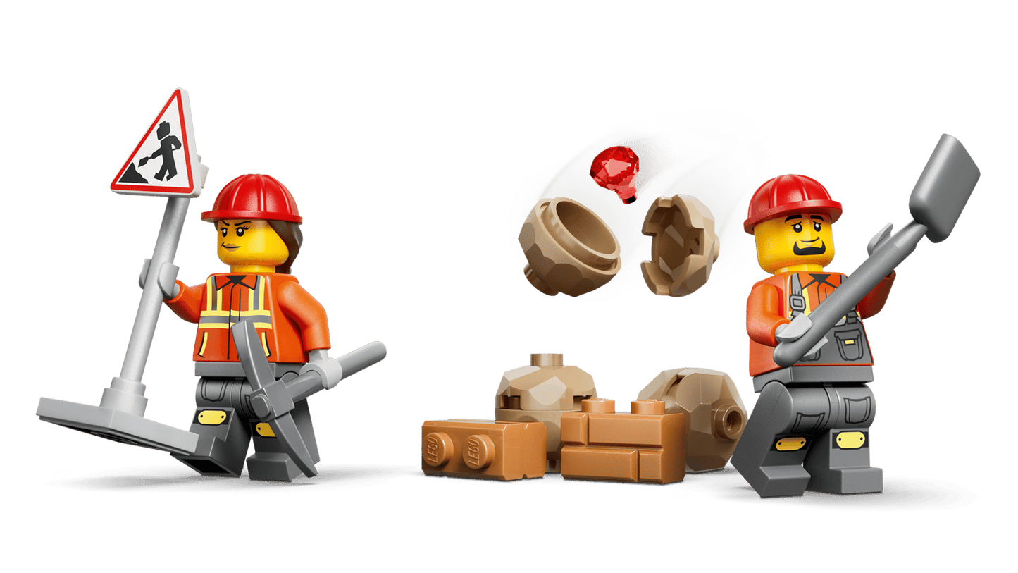LEGO Yellow Backhoe Loader