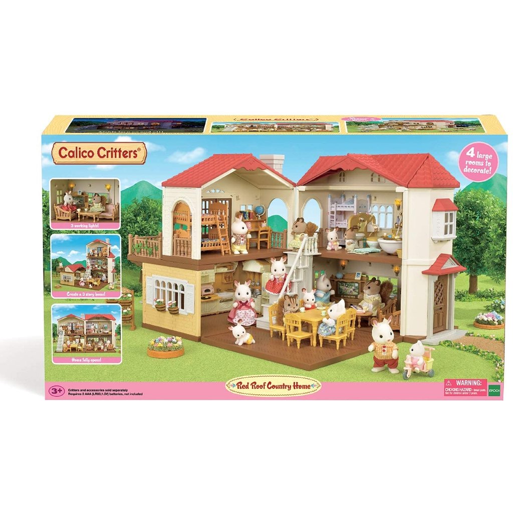 Calico Critters Red Roof Country Home