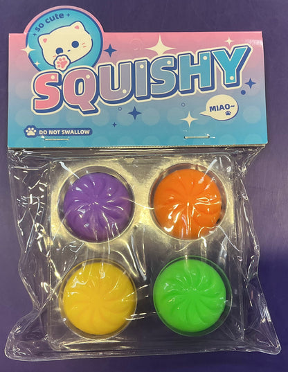 Pande Squishy Tiny 4 Pack Mini Dumpling