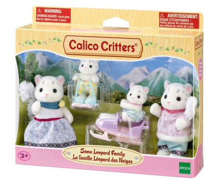 Calico Critters Snow Leopard Family