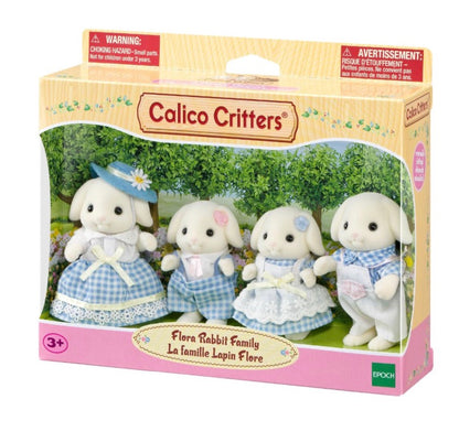 Calico Critters Flora Rabbits Family