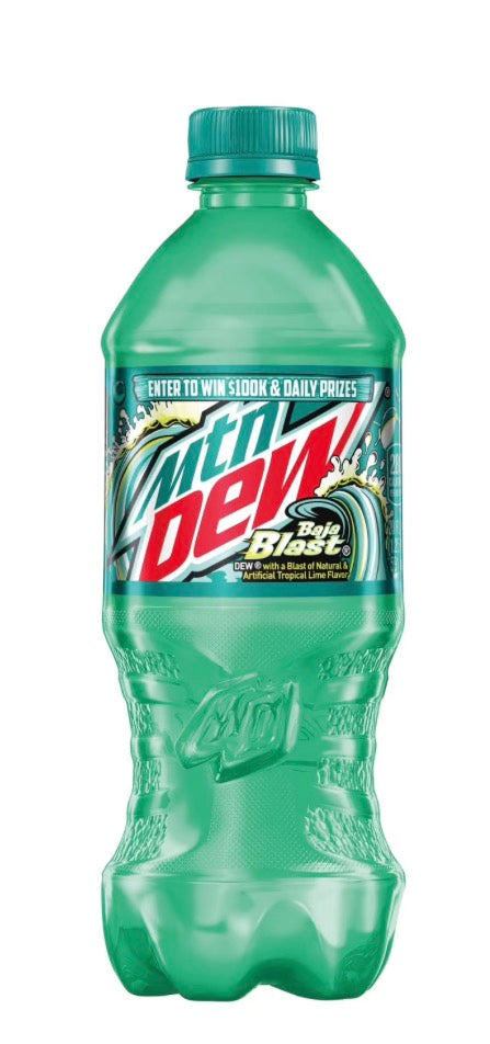 Mountain Dew Baja Blast Bottle