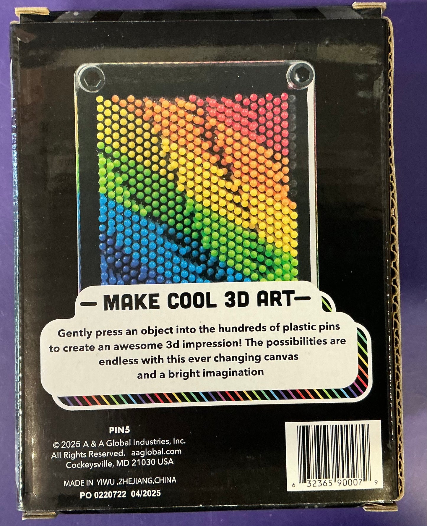 Rainbow Pin Art