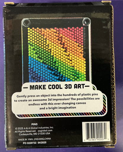 Rainbow Pin Art