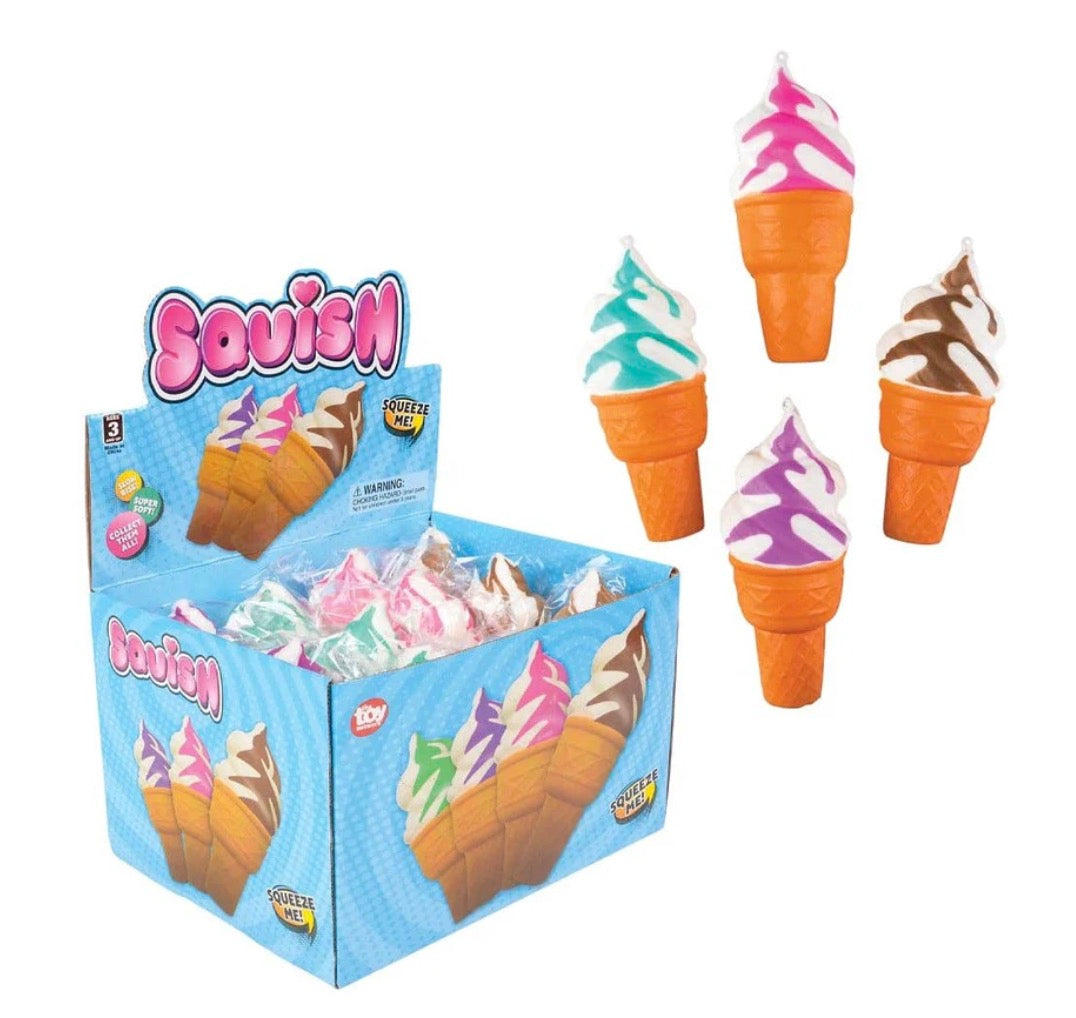 Slow rise ice cream cone