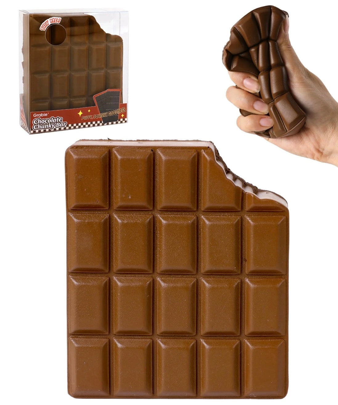 Squishy Chocolate Chunky Bar