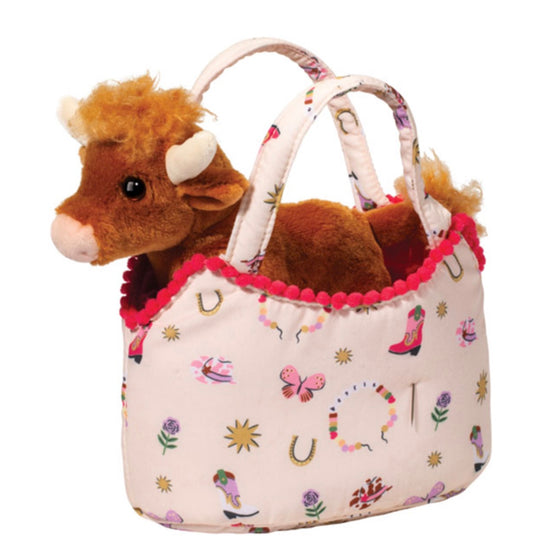 Bestie Westie Sassy Pet Sak w Highland Cow