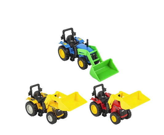 Diecast Scoop Tractor
