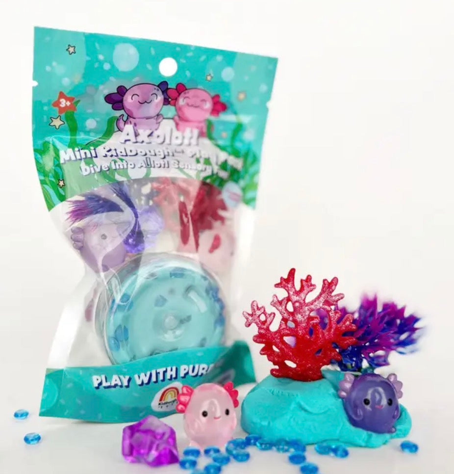 Axolotl mini KidDough Play Pack